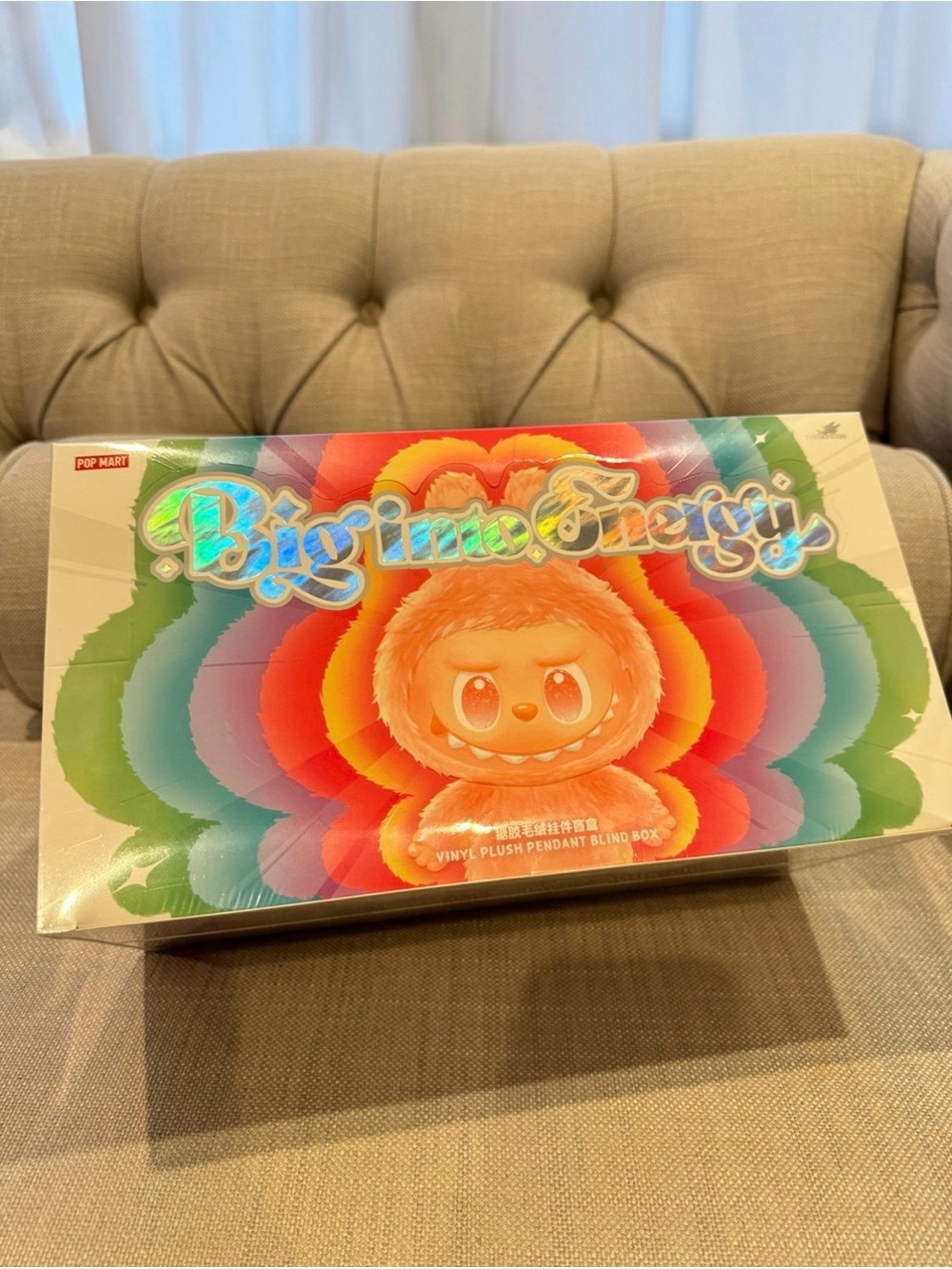 POP MART Labubu The Monsters V3 Big into Energy Vinyl Plush (6 Blind box)